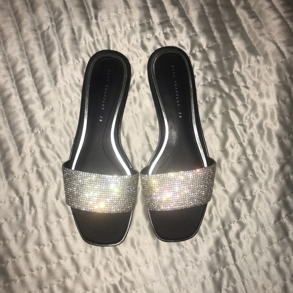 Zara crystal sandals